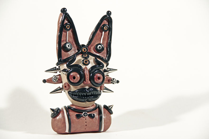 I Do Head Sculptures Out Of Polymer Clay.