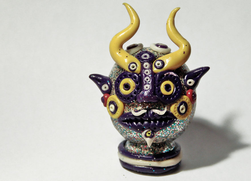 I Do Head Sculptures Out Of Polymer Clay.