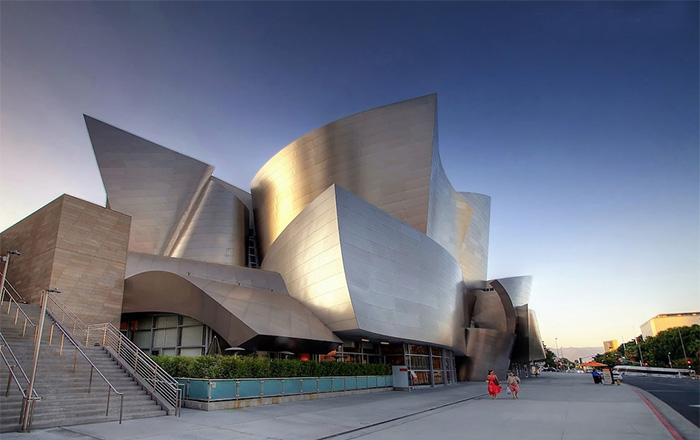 Walt Disney Concert Hall In Los Angeles, California