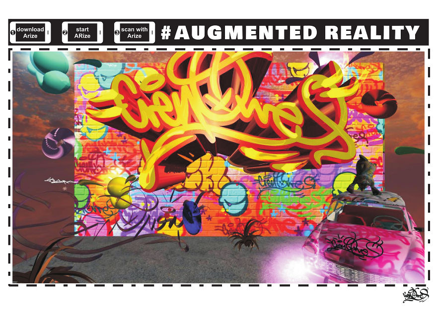 I Challenged 18 Artists To Create The Future Of Urban Art In V R And They All Win ! (37 A R Pics)