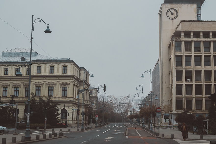 I Photographed The Empty Bucharest On The 1st Of January
