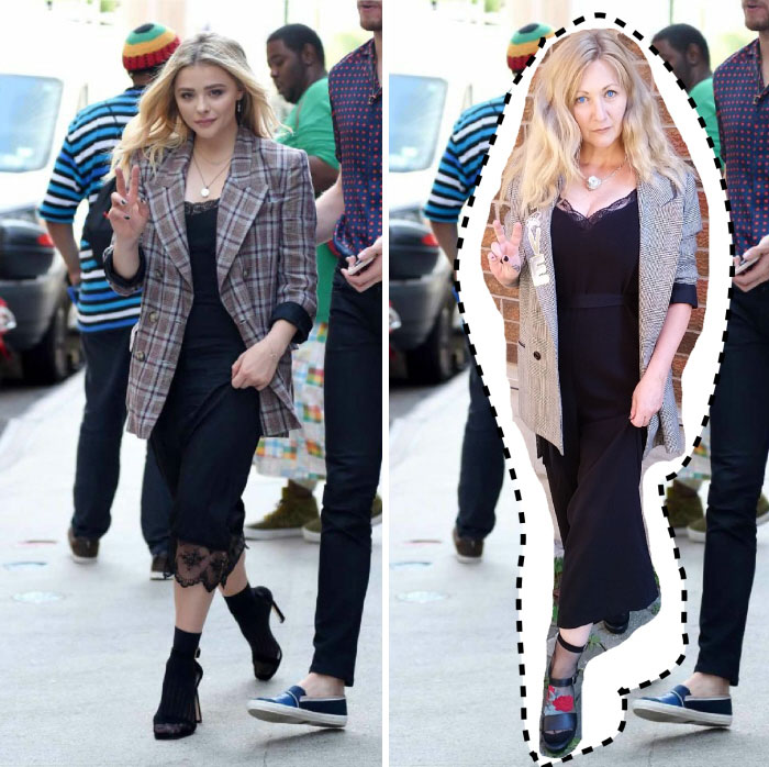 Chloe Moretz. Total Outfit Cost: $3