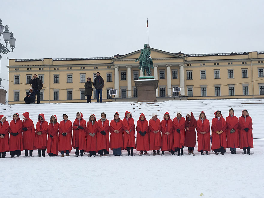 Praise Be! Norwegian Women Protest That Their Rights Are Being Taken Away