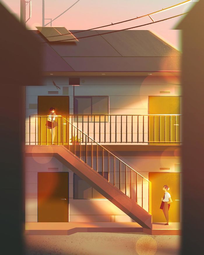 Illustrator Creates Illustrations That Turn Any Lonely Moment Into Magical Places