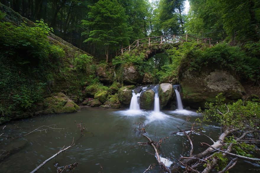 Schiessentümpel Waterfall In Luxembourg
