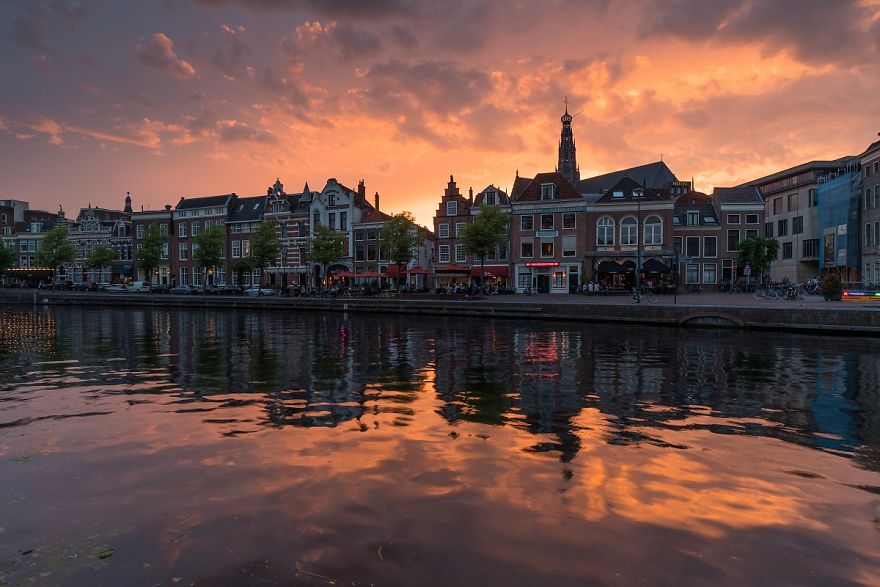 The Sunset In Haarlem