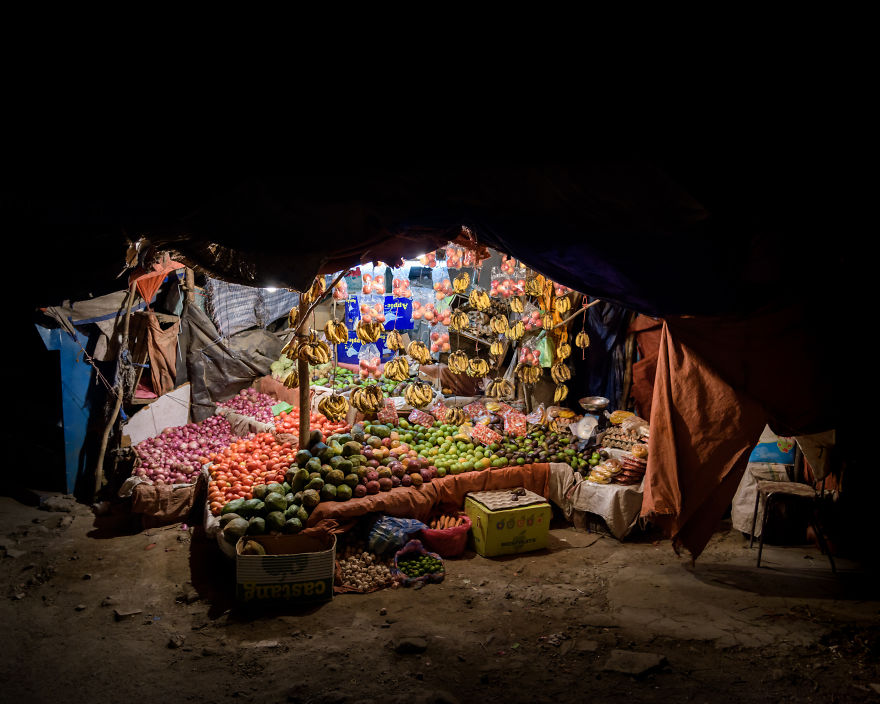 The Night Shops Of Addis Ababa, Ethiopia