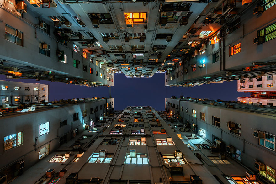 Photography Series "Urban Density" Shows The Density Of Hong Kong From A Different Angle.