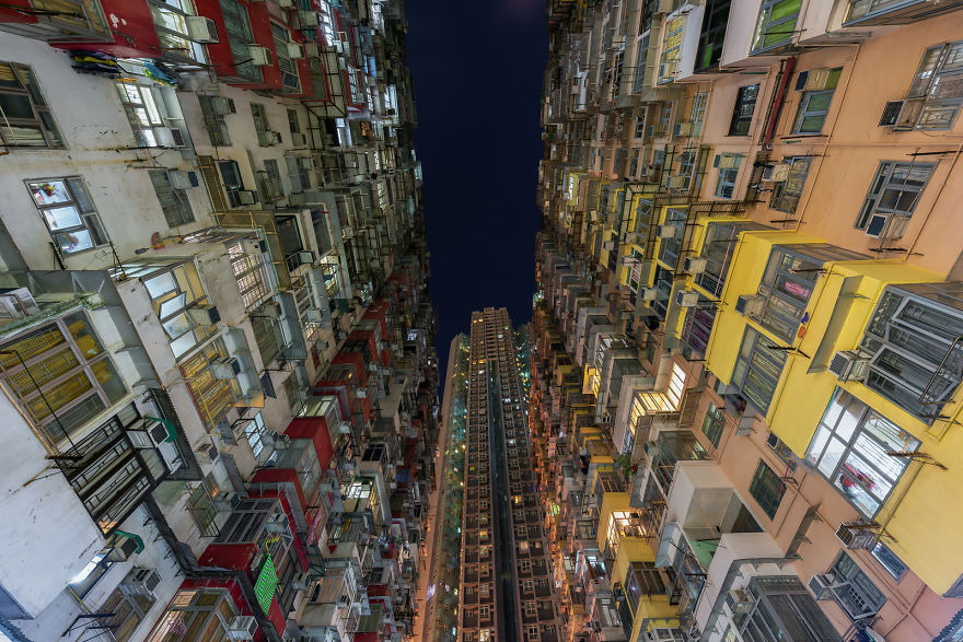 Photography Series "Urban Density" Shows The Density Of Hong Kong From A Different Angle.