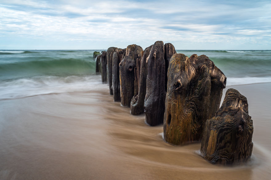 Baltic Sea In Poland