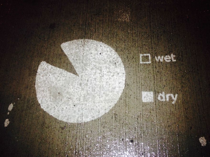 We Create Invisible Street Art That Only Appears When It Rains And You Can Do It Too