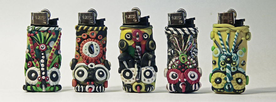 I Create Tiny Covers For Lighters