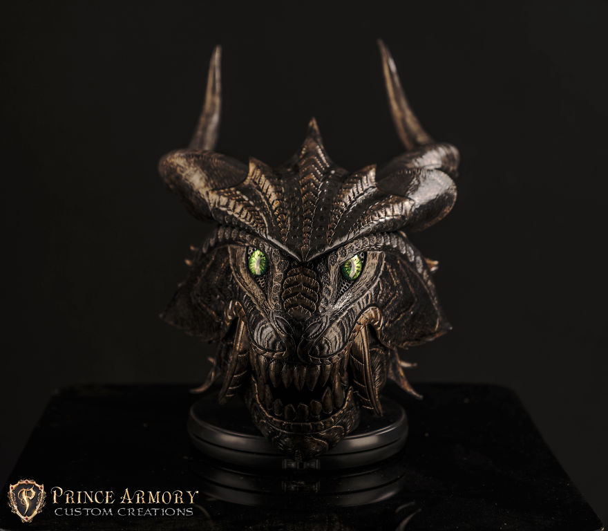 Tiger Dragon Leather Helmet