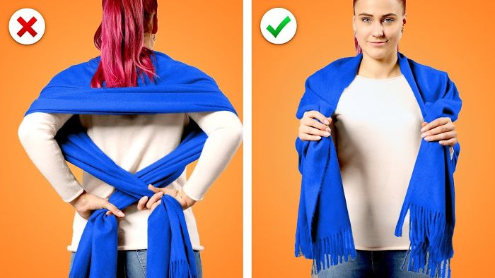 Awesome Fashion Hacks: 21 Way To Wear A Scarf