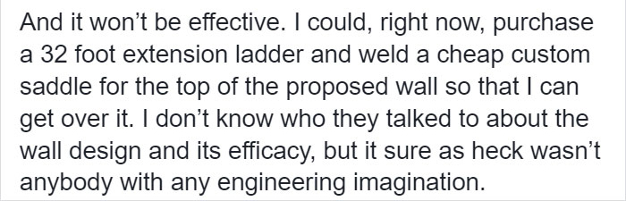 This Engineer Is An Actual Wall Expert And She Just Destroyed Trump's Wall Proposal In One Post