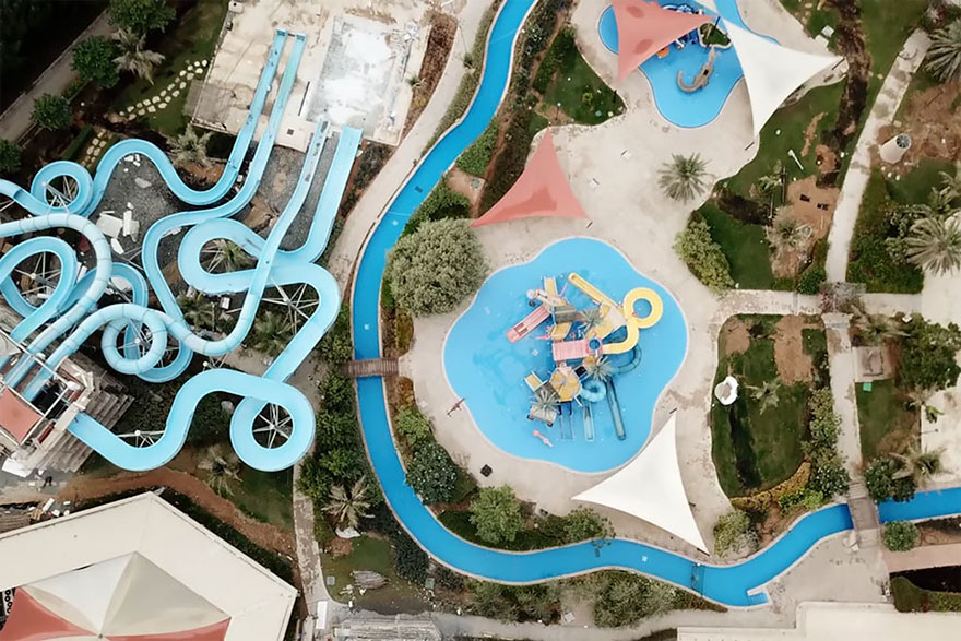 An Abandoned Water Park In Dubai By Dxbdrone