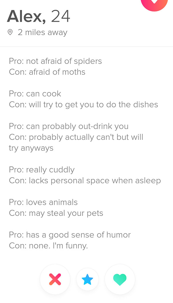 Many characters in a profile tinder how Tinder Profile