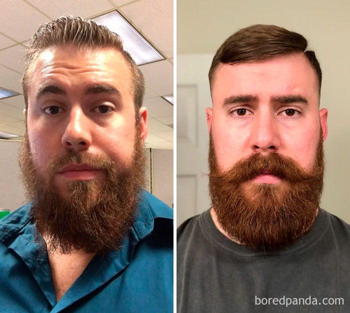 1st Beard Attempt Before I Knew About Beard Care. 2nd Attempt After I Learned How To Care For My Beard