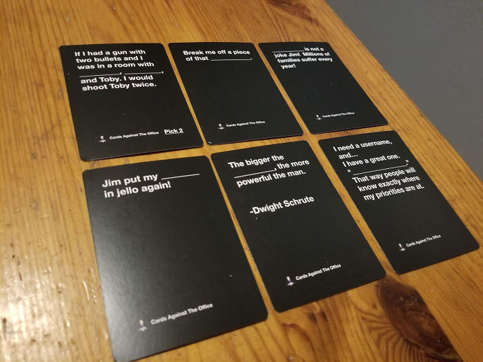Someone Created A New Cards Against Humanity Version And Fans Of The Office Will Be Happy