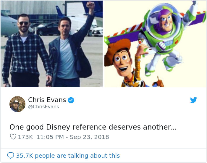 Chris Evans Robert Downey Jr Disney