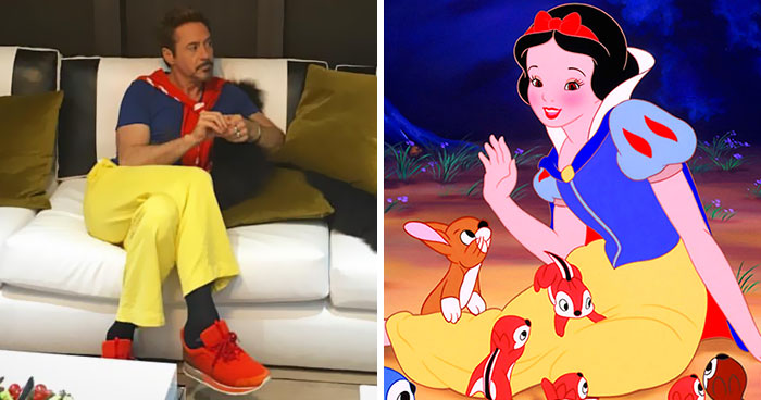 People Spotted That Robert Downey Jr. And Chris Evans Look Like Iconic Disney Duos And It’s Hilarious