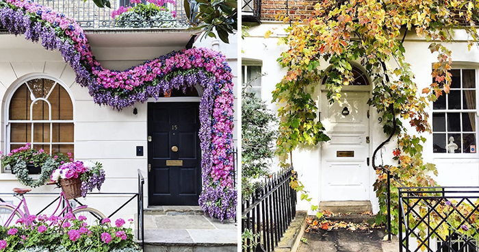Woman Captures London’s Most Beautiful Front Doors And They Look Straight Out Of A Wes Anderson Movie