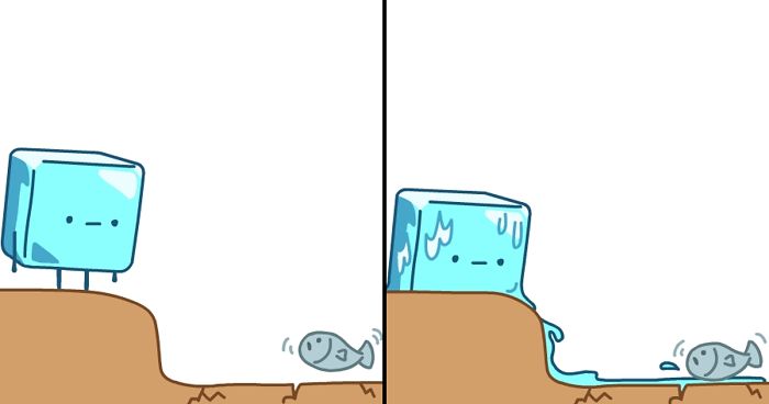 My 36 Comics About An Ice Cube Which I Created At The Lowest Point Of My  Creative Career | Bored Panda