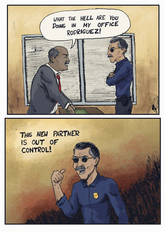 Hilarious Comic About A Cop Who Was 3 Months Away From Retirement And Got A New Partner