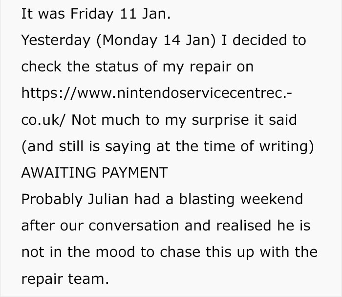 Man Realizes His Nintendo Switch Is Broken, Experiences The Worst Customer Service Ever