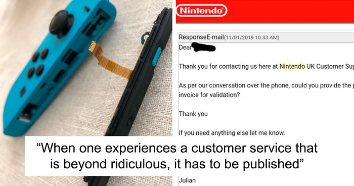 Man His Nintendo Switch Is Broken, Experiences The Customer Service Ever Bored Panda