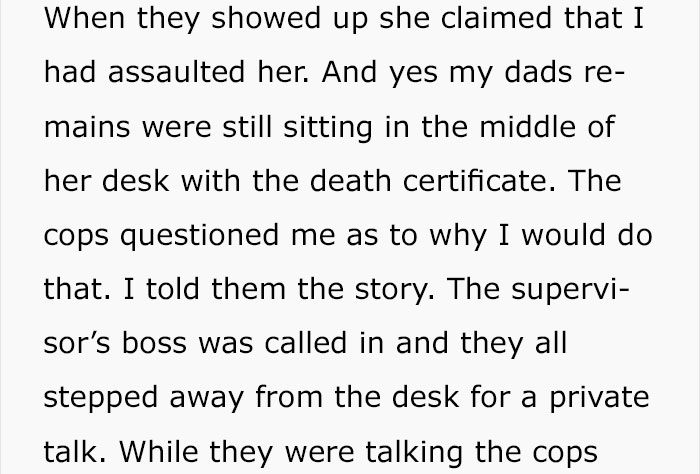 A Utility Company Demanded To Speak With Dead House Owner Directly, So His Daughter Brought Him To The Appointment