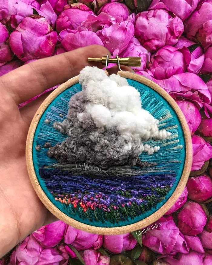 This Embroidery Artist Uses Thread Instead Of Paint To Create Amazing Landscape Scenes (New Pics)