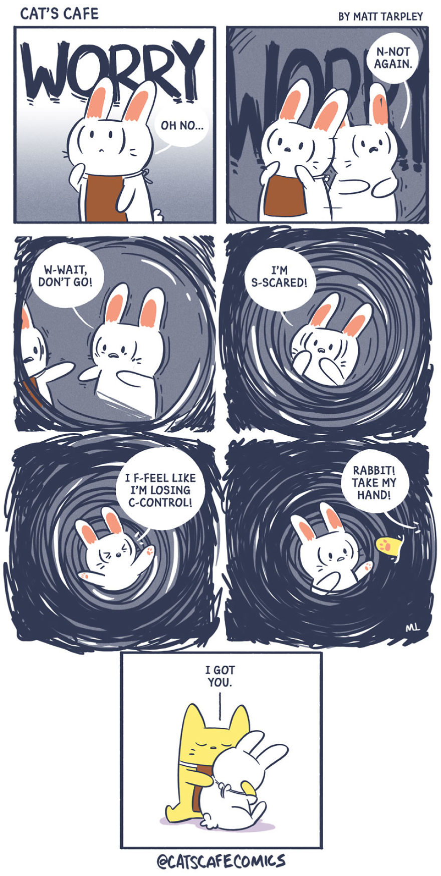 What It's Like To Have A Panic Attack Illustrated As A Wholesome Comic
