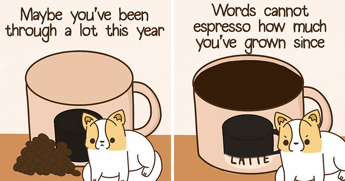 15 Silly Food And Drink Puns That I Turned Into Comics