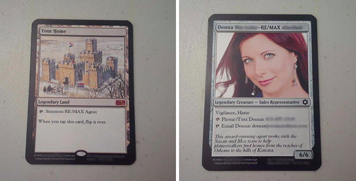 This Realtor Has "Magic: The Gathering" Trading Cards For Business Cards