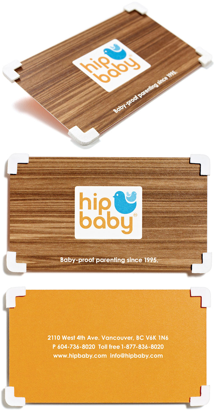 Business Cards For A Baby Store? Seems Kind Of Dangerous With All Those Corners. Well, These Are Baby-Proofed Business Cards