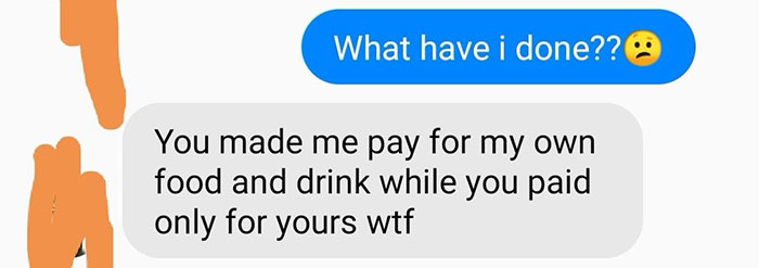 Guy Refuses To Pay $126 For His Date’s Food, So She Shows Him Her True Colors