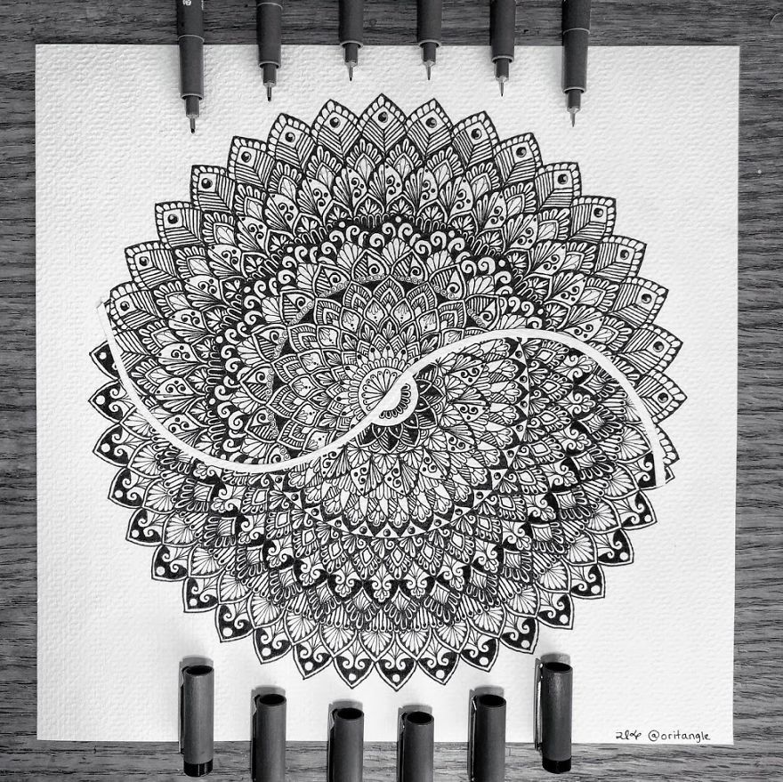 15-Year-Old Korean-American Artist Draws Unique Mandalas And A Lot More