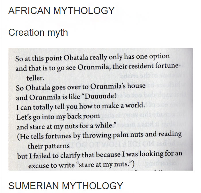 Tumblr User Finds A Mythology Book That Is So Hardcore That Only Deadpool Could Have Written It