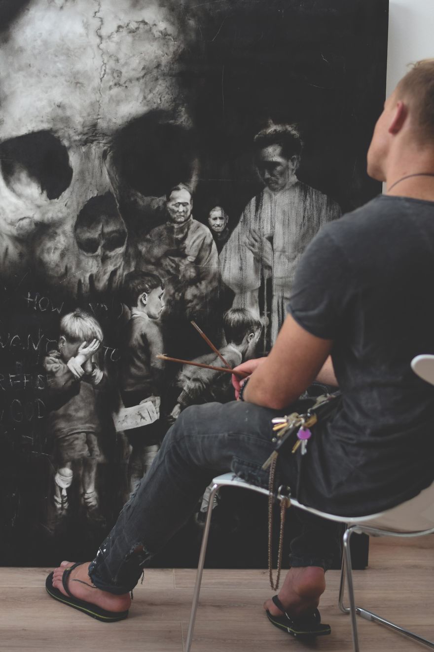 Artist From Poland Devoted His Life To Art Artist From Poland Devoted His Life To Art