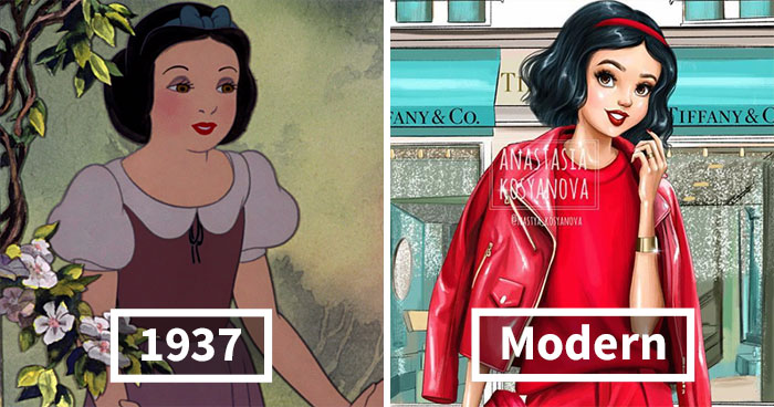 If Disney Princesses Discovered Today’s Luxury Fashion Brands (19 Pics)