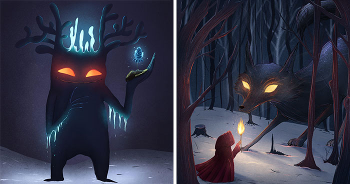 I Painted 30 Illustrations To Show That Not All Monsters Are Scary