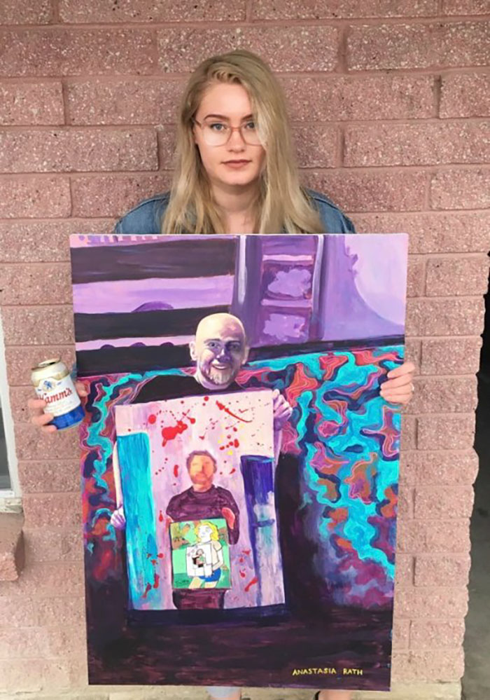 People Start A Chain Drawing After This Woman Thought No One Would Like Her Painting
