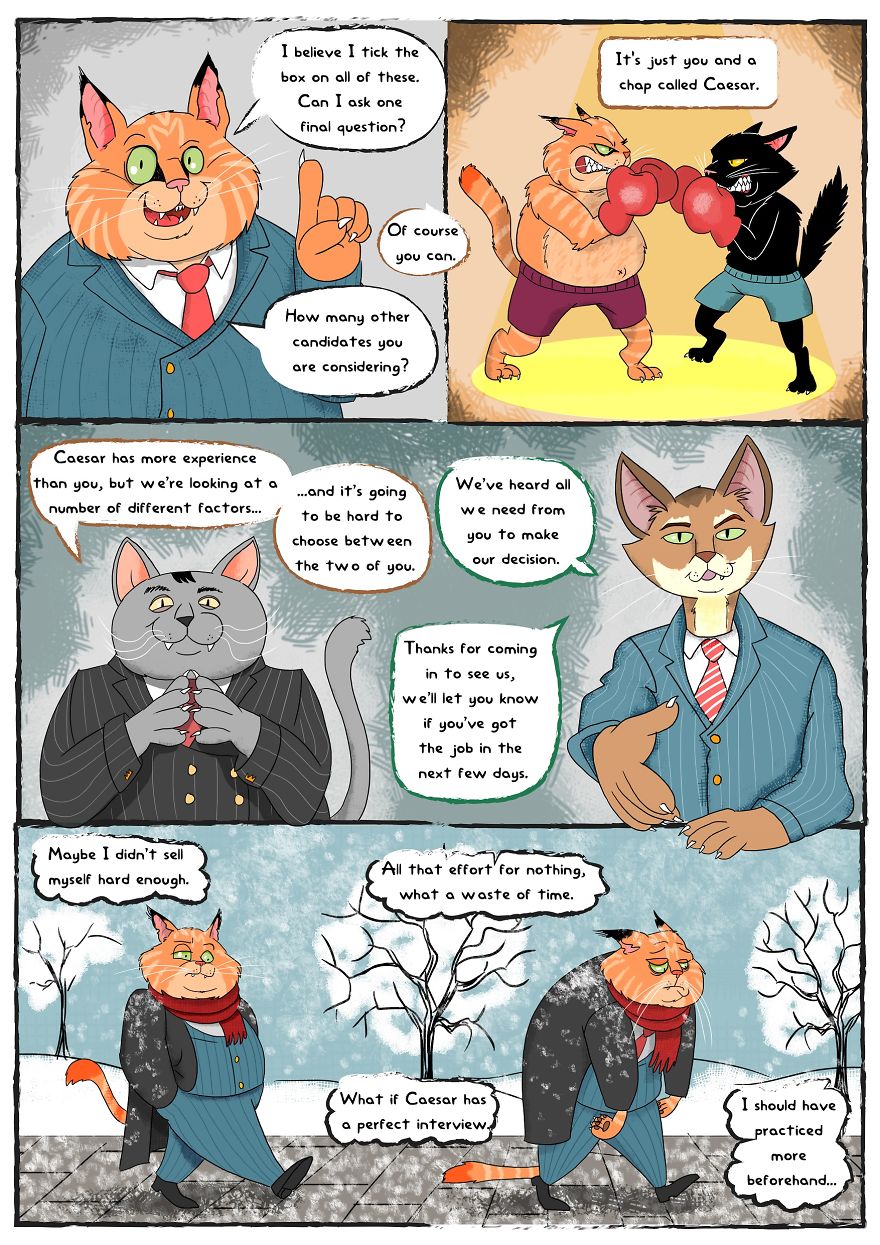Issue 1 Of A New Webcomic 'Fat Cat'
