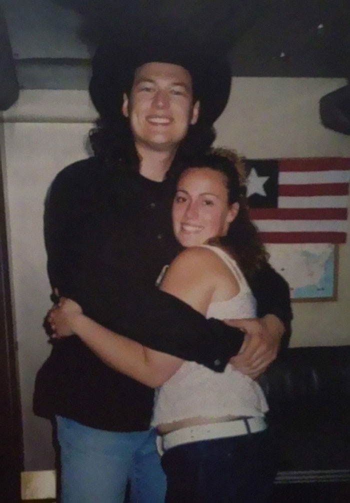 My Mom Had A Thing With Blake Shelton A Long Time Ago While My Aunt Dated His Bass Player & She Found A Picture