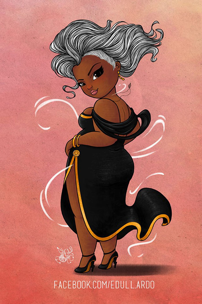 Tired Of Seeing Prejudice Against Plus-Sized Women This Artist Reimagined Superheroes As Plus-Size