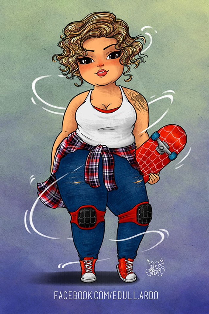 Tired Of Seeing Prejudice Against Plus-Sized Women This Artist Reimagined Superheroes As Plus-Size