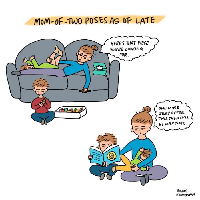 I Draw Cartoons To Show The Mundane Yet Funny Moments Of Life With Two Young Boys