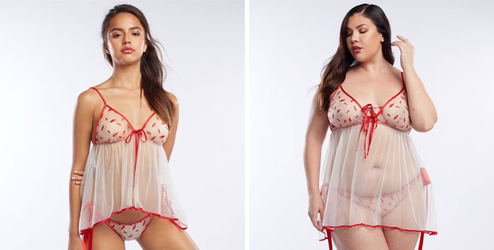 Someone Notices Rihanna's New Lingerie Is Different For Thin And Plus-Size Women, Posts Side-By Side Comparison