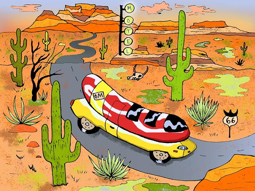 Driving Around The U.s. Inside The Oscar Mayer Wienermobile